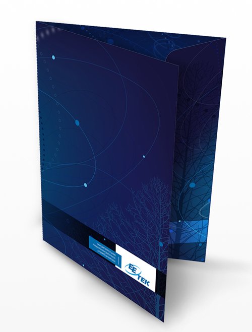 佛山画册设计案例：蓝色科技宣传册设计-1