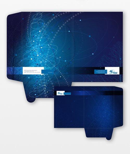 佛山画册设计案例：蓝色科技宣传册设计-2